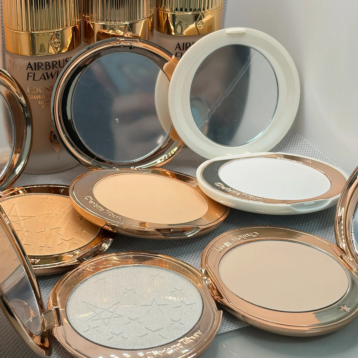 CT Hyaluronic Acid Liquid Foundation & Setting Spray Powder