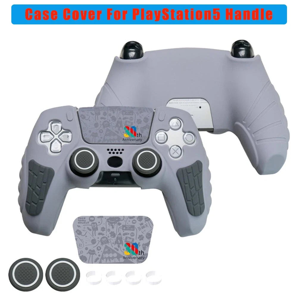 PS5 Controller Silicone Cover – Non-Slip Grip & Thumb Stick Caps
