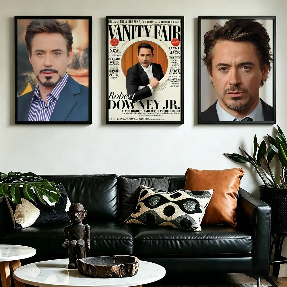 Robert Downey Jr HD Wall Poster – Aesthetic Home Decor Art