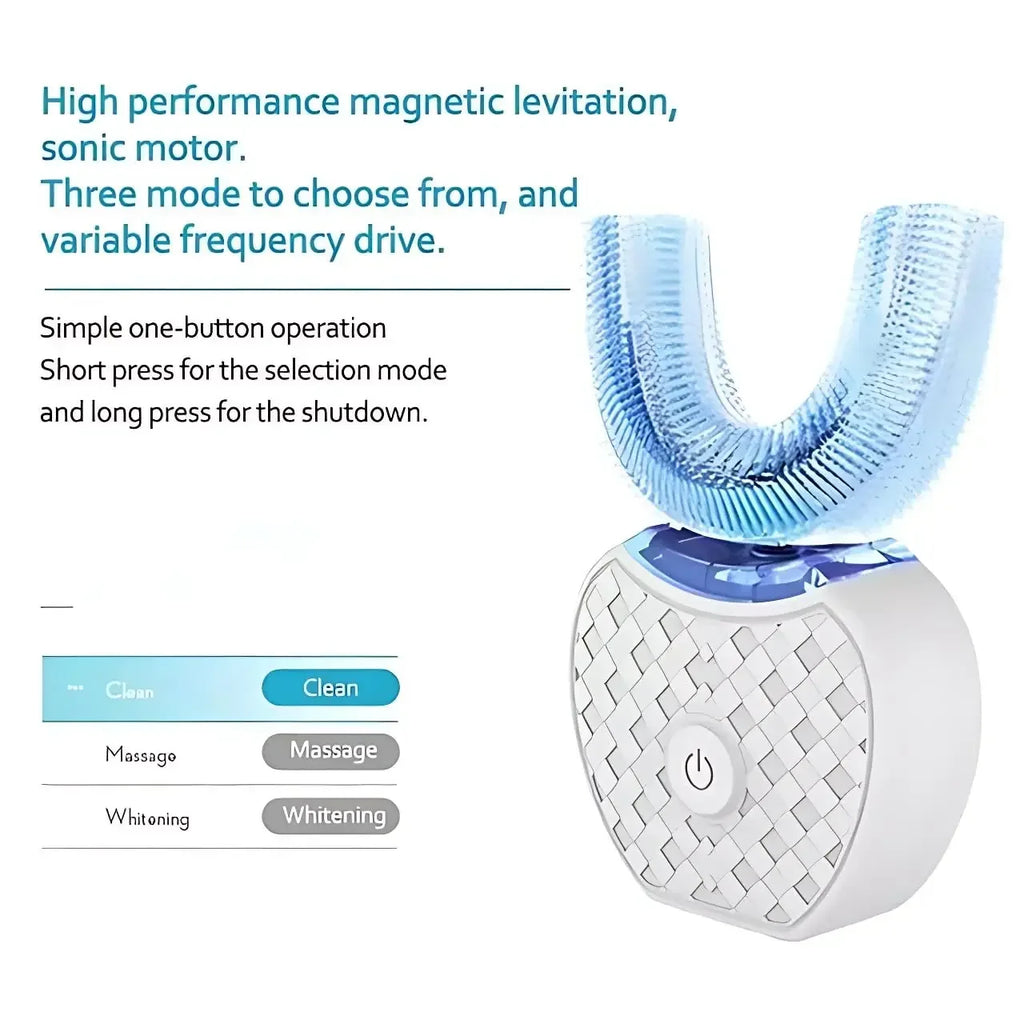 U-Shape Ultrasonic Electric Toothbrush | 360° Whitening Adult