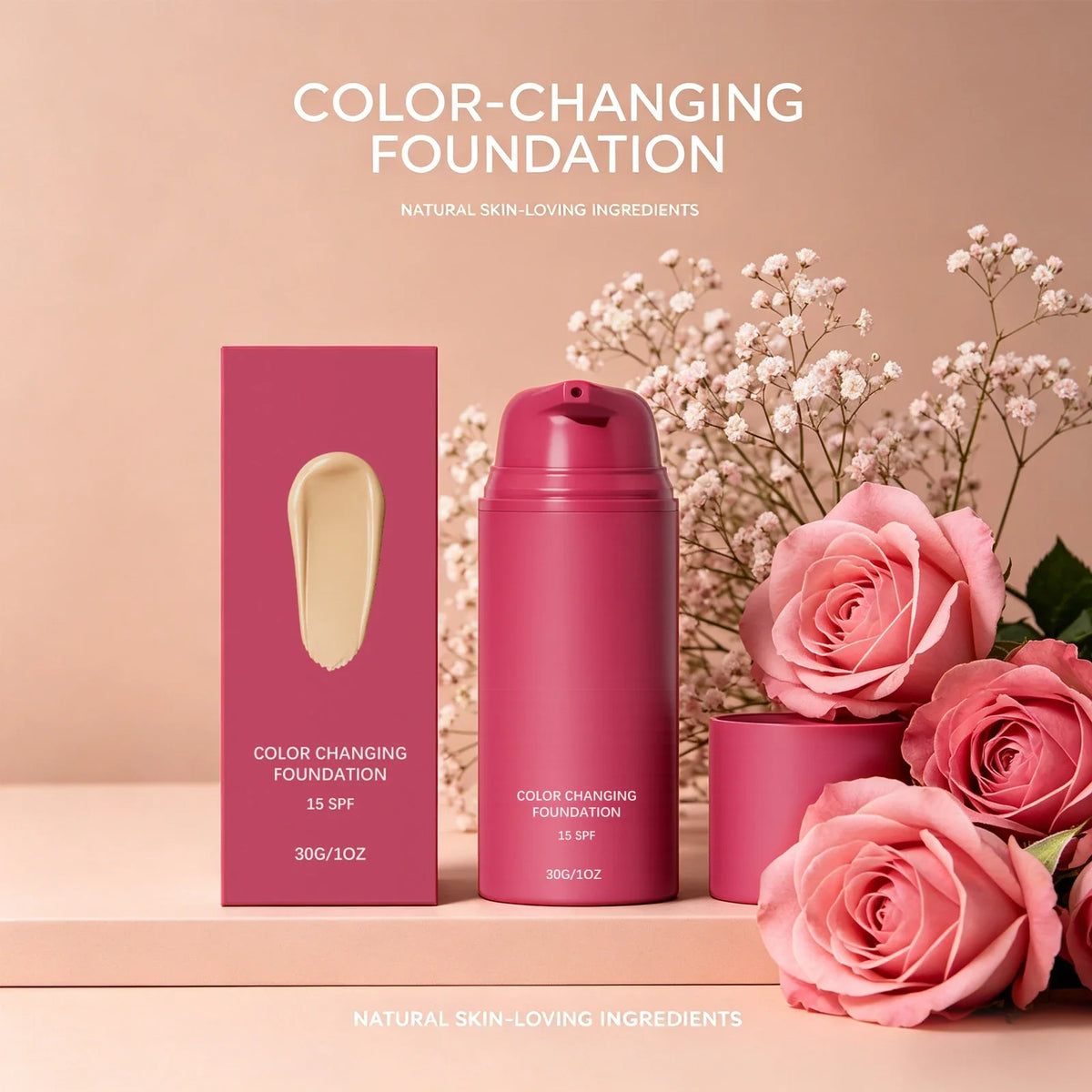 Color Changing Liquid Foundation SPF 15 Concealer | 30g