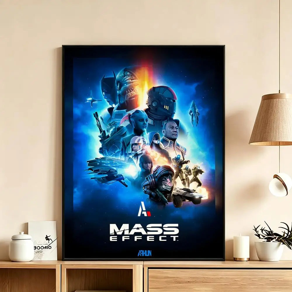 Mass Effect Legendary Edition HD Wall Poster | Gaming Decor