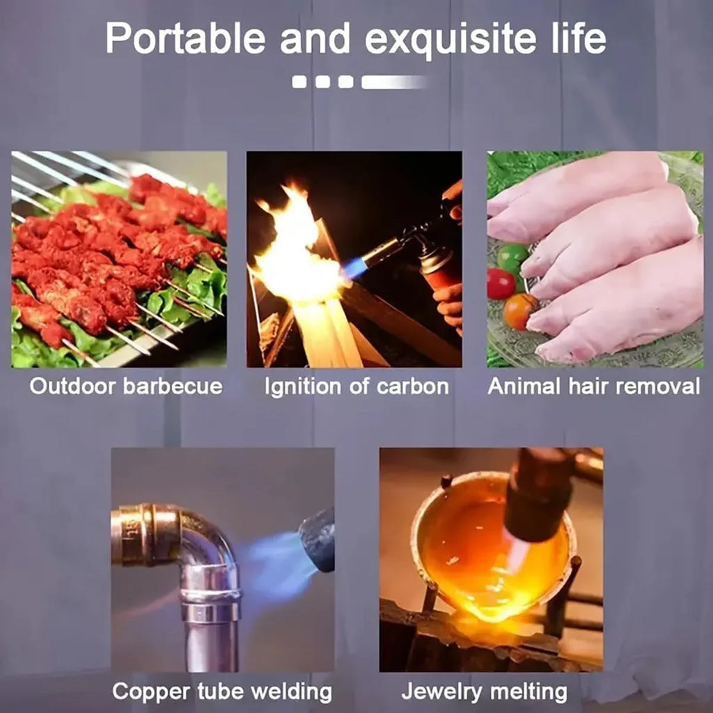 Butane Gas Torch Lighter – Camping, BBQ, Baking & Welding
