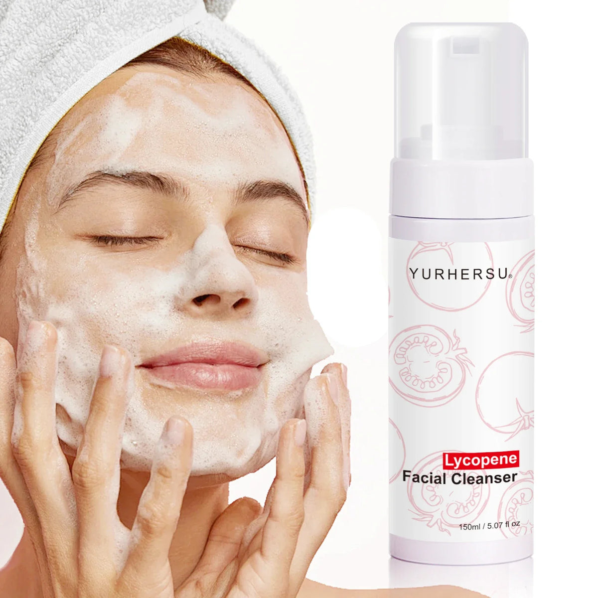 Tomato Cleansing Foam – Oil Control & Moisturizing Face Wash