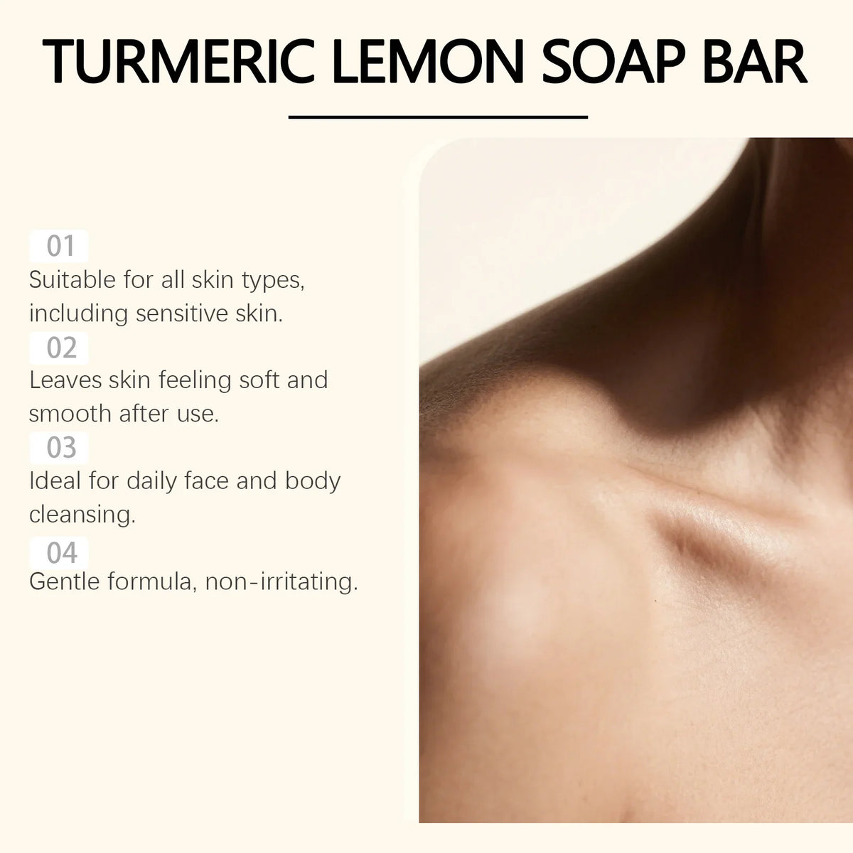 OceAura Turmeric Lemon Brightening Soap – Cleanse & Moisturise