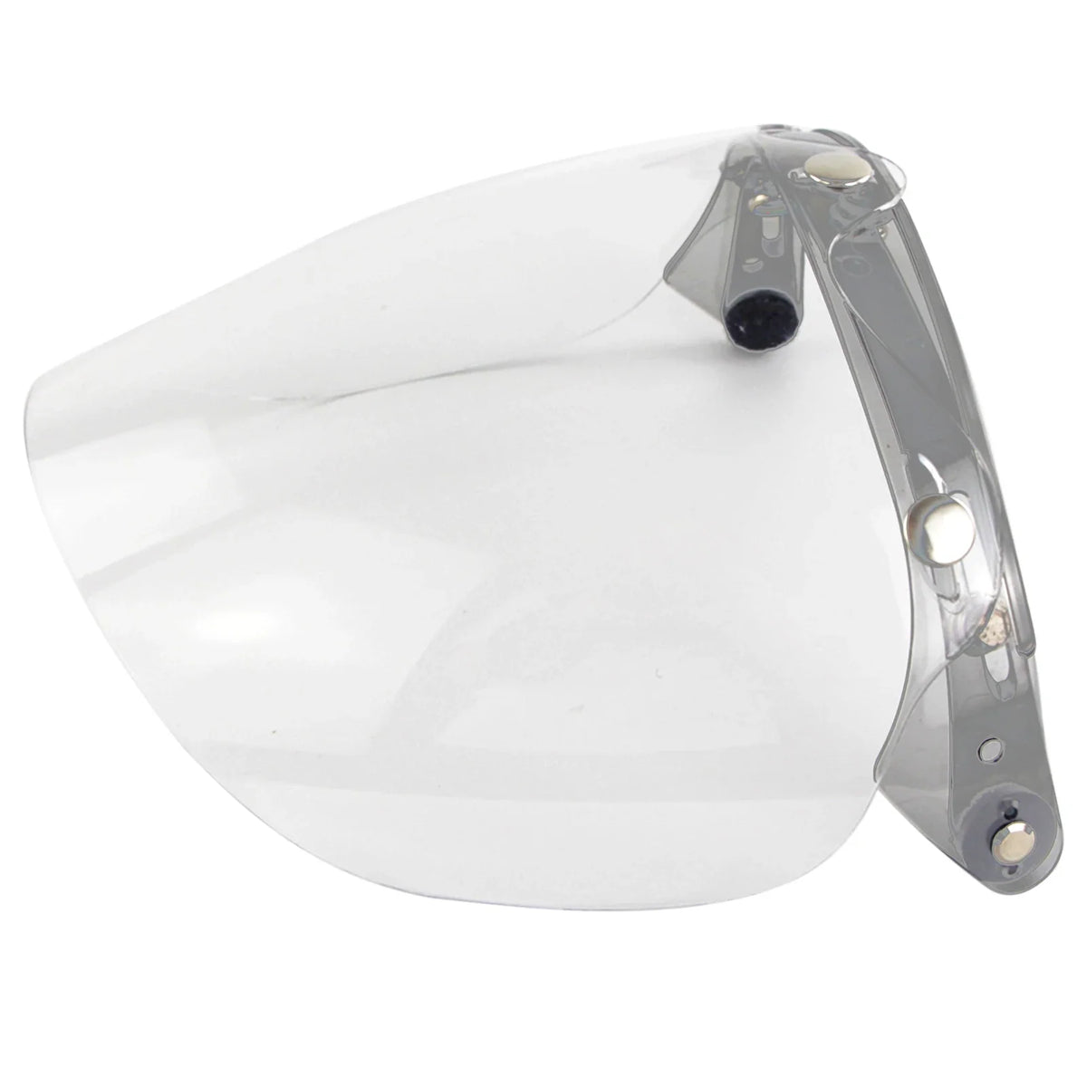 3-Snap Bubble Visor Open Face Motorcycle Helmet | Anti-UV Lens