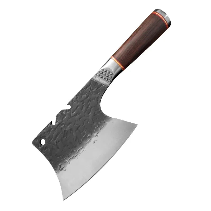 InLeung Hand Forged Meat Cleaver – Heavy Butcher Knife