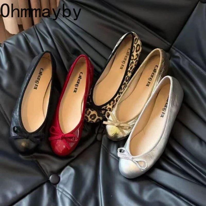 Women's Slip-On Ballet Flats – Soft Round Toe Dress Shoes