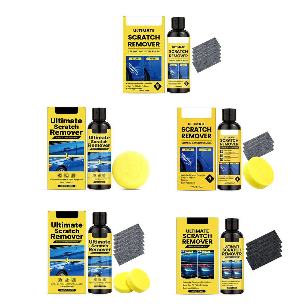 Car Scratch Remover & Polish Kit – Restore Paint & Shine