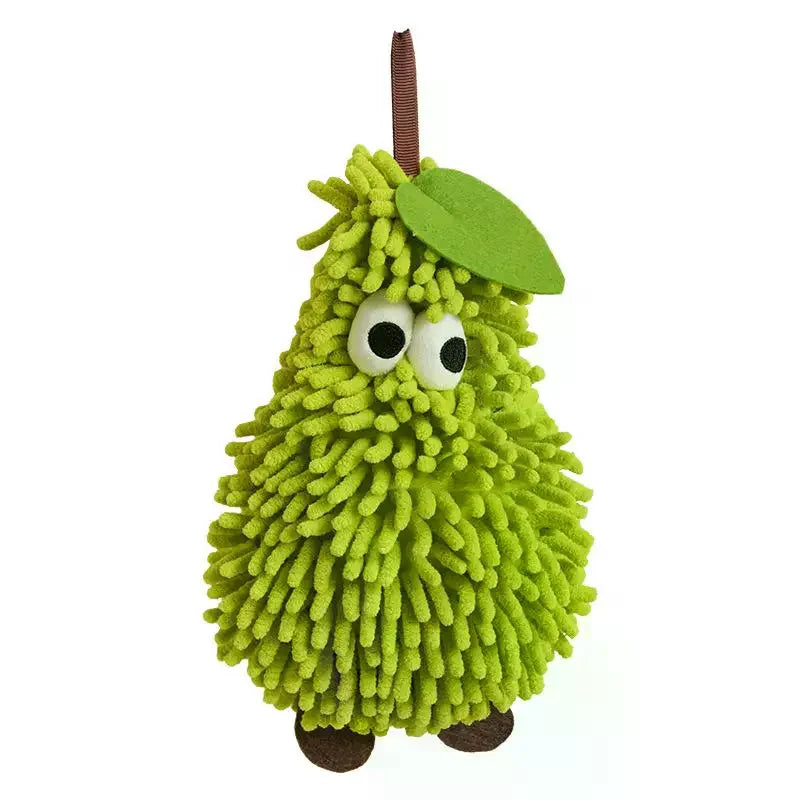 Chenille Hand Towel – Fruit Shaped Hanging Washcloth for Kitchen