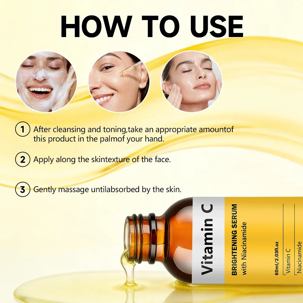 Vitamin C Serum with Hyaluronic Acid – Brighten & Hydrate