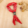 Artistic Cotton Square Scarf American Street Workwear Men's