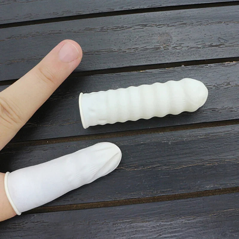 Disposable Latex Finger Cots – Fingertip Protectors 20/100 Pcs