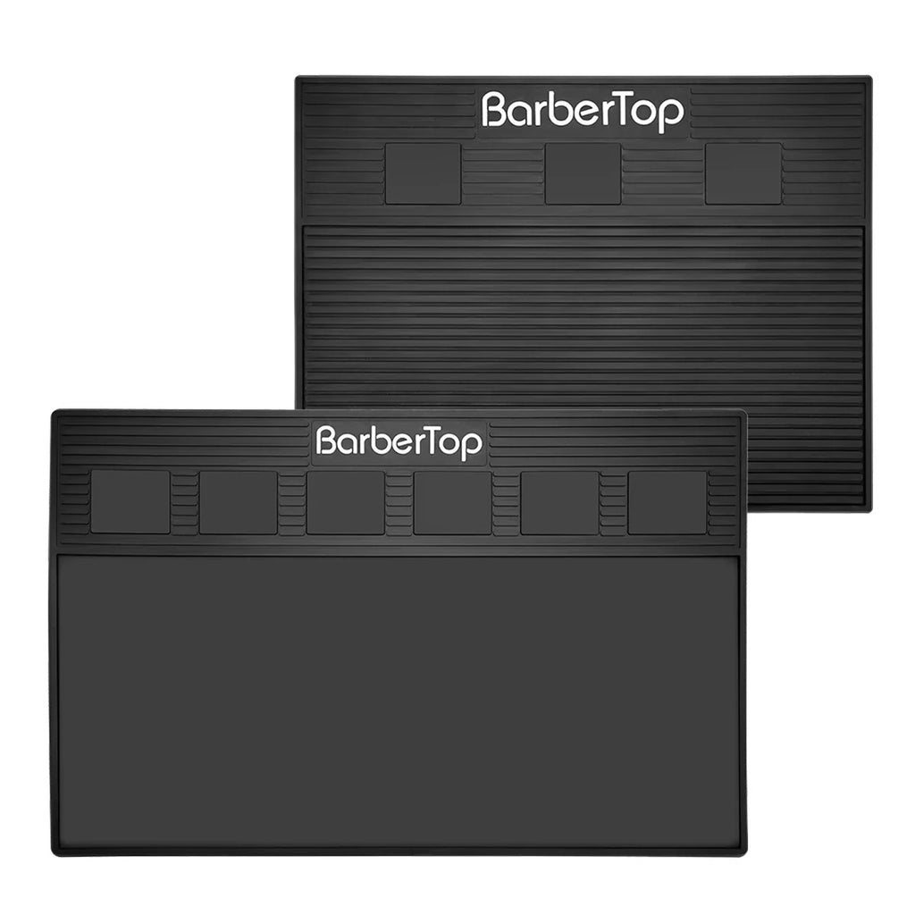 Magnetic Barber Tool Storage Mat – 3/6 Grid Rubber Tray