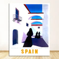 Travel to Spain Vintage Canvas Wall Poster | Pop Art Print