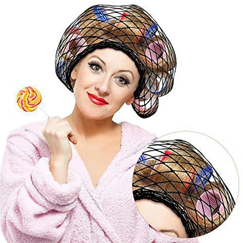 Women's Triangular Mesh Sleep Hair Net | Breathable & Elastic