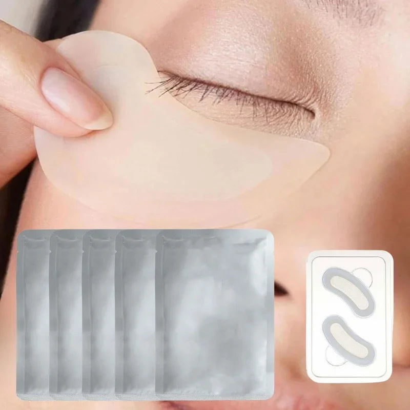 100 Pairs Hyaluronic Acid Microneedle Eye Patches – Firm & Brighten