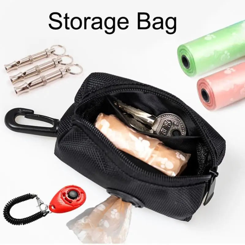 Pet Dog Poop Bag Holder Leash Attachment Adjustable Mini Travel