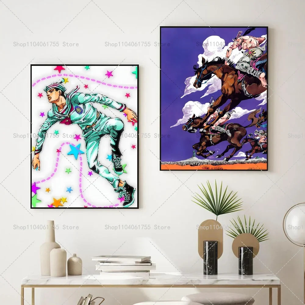 JoJo's Bizarre Adventure Anime Poster – Waterproof Wall Art