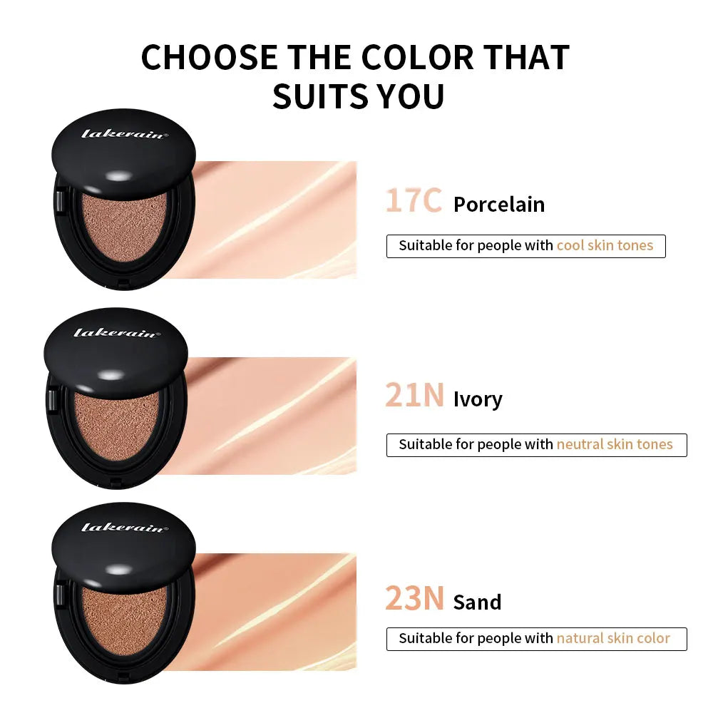 Waterproof Cushion Foundation – High Coverage Semi-Matte 24H
