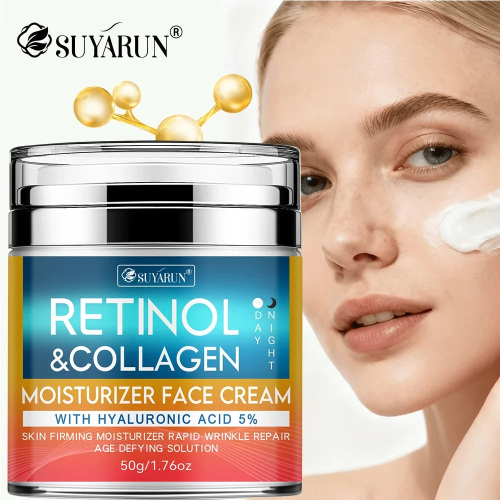 SUYARUN Retinol & Collagen Face Cream – Firming Moisturizer