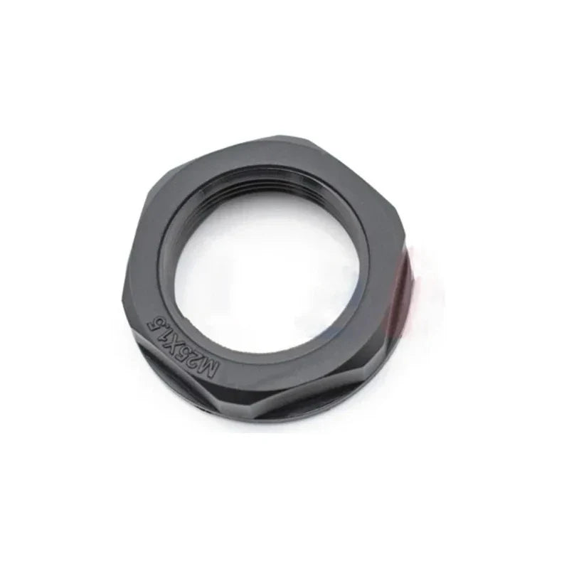 Nylon Flange Hex Nuts M8–M32 | White & Black Insulating Fastener