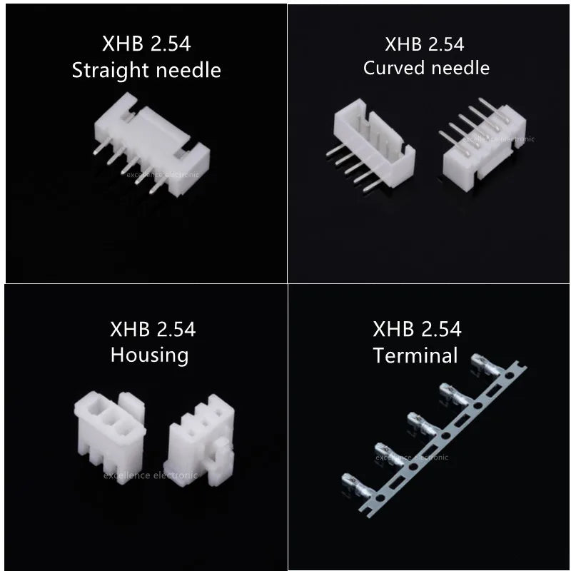 XHB XHB2 54 Pitch 2p 3p 4p 5p 6p 7p 8P 9P 10 Pin Terminal Housing