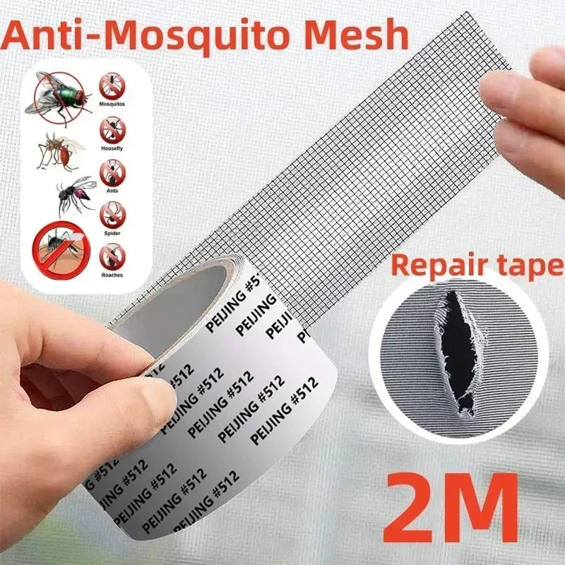 Waterproof Window Screen Repair Tape Fix Self-adhesive Net Patch