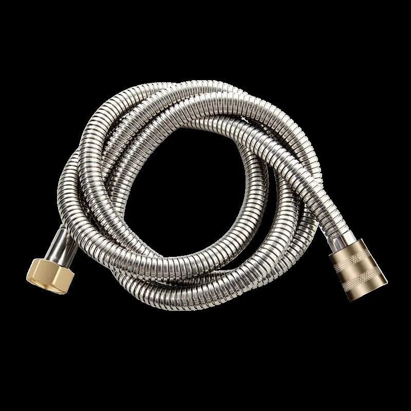 Flexible Shower Hose 1.5/2/3M Brass Head Stainless Steel