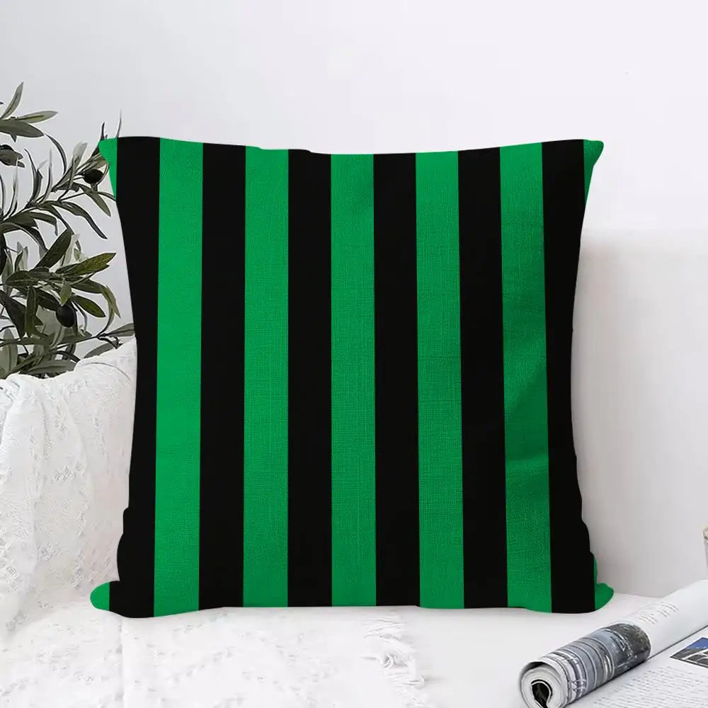 Linen Cotton Animal Print Cushion Cover | Hidden Zipper Pillowcase
