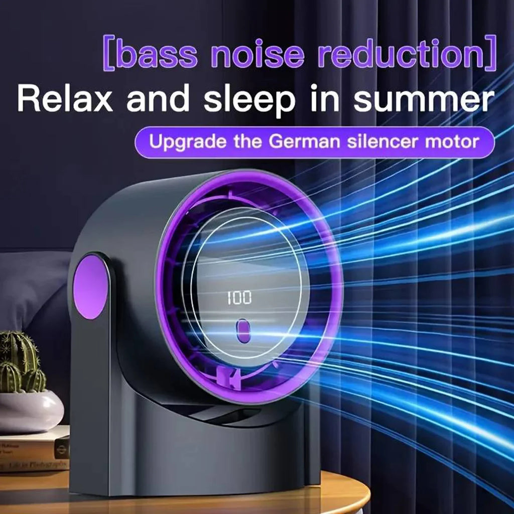 Air Circulation Fan Small USB-Powered Charging Desktop Hanging Quiet
