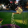 Solar Watering Can LED Garden Light | Retro Iron Stake Decor