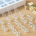 Self-Adhesive Cable Clips – Desk & Wall Cord Organizer