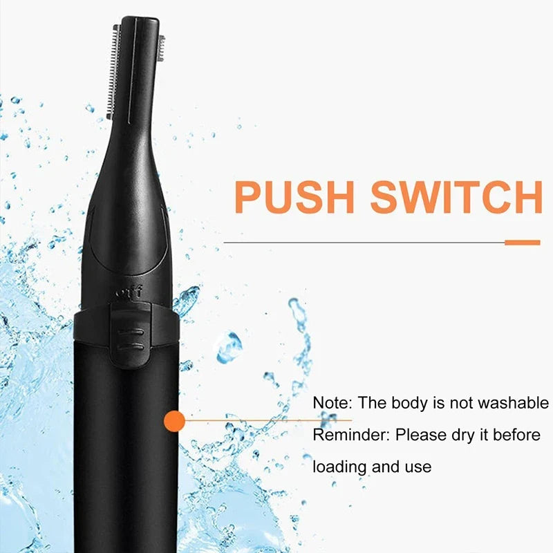 Double-Ended Electric Eyebrow Trimmer | USB Rechargeable