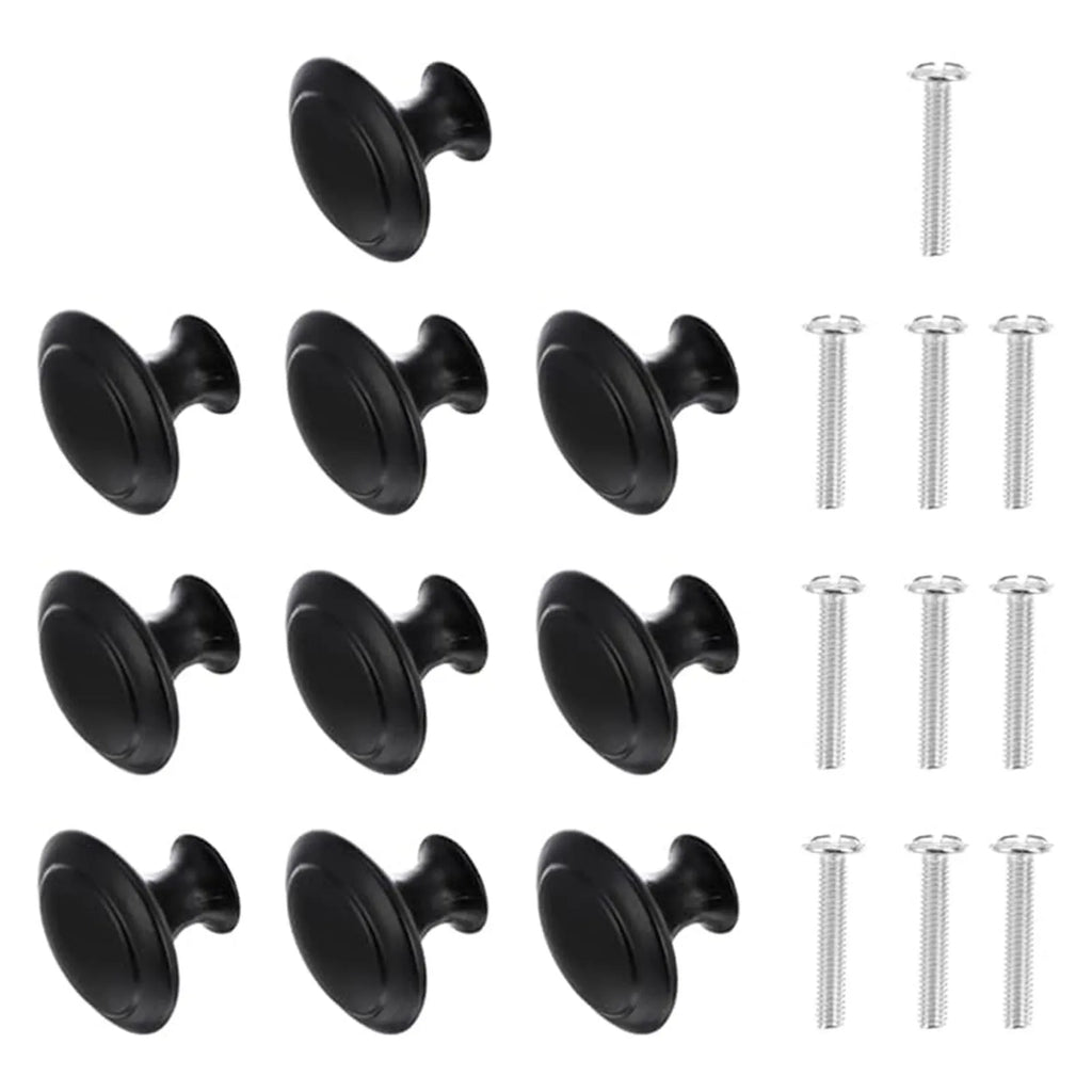 Metal Round Mushroom Drawer Knobs – Cabinet & Dresser Pulls