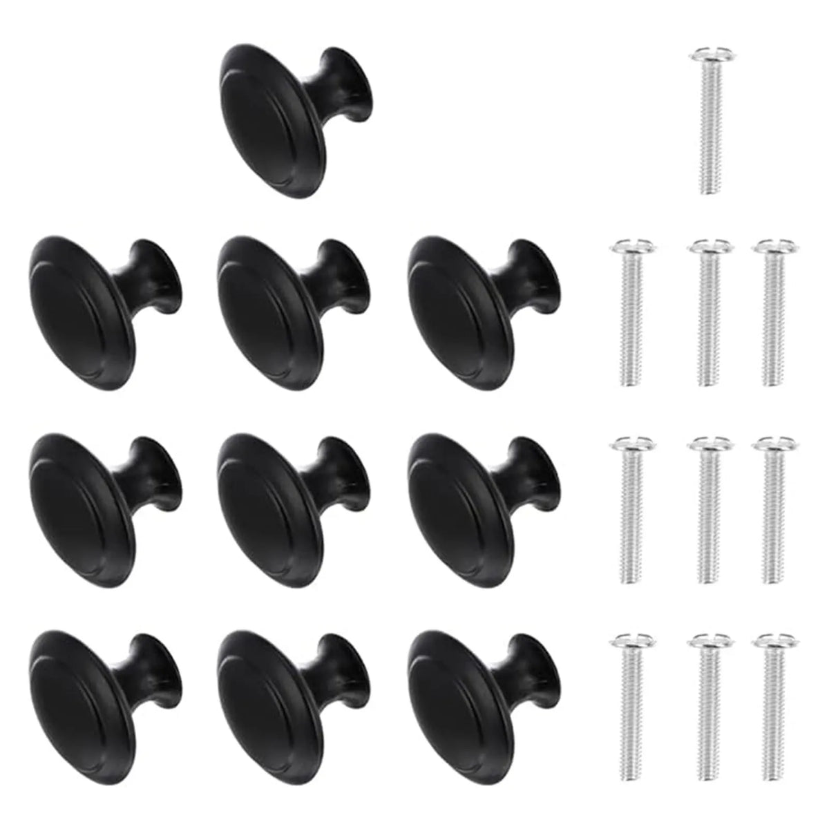 Metal Round Mushroom Drawer Knobs – Cabinet & Dresser Pulls
