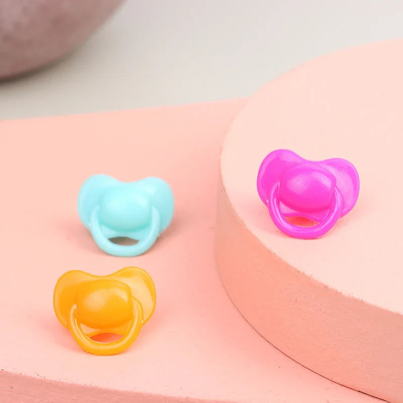20 Pcs Miniature Dollhouse Pacifiers | 1:12 Scale Doll Accessories