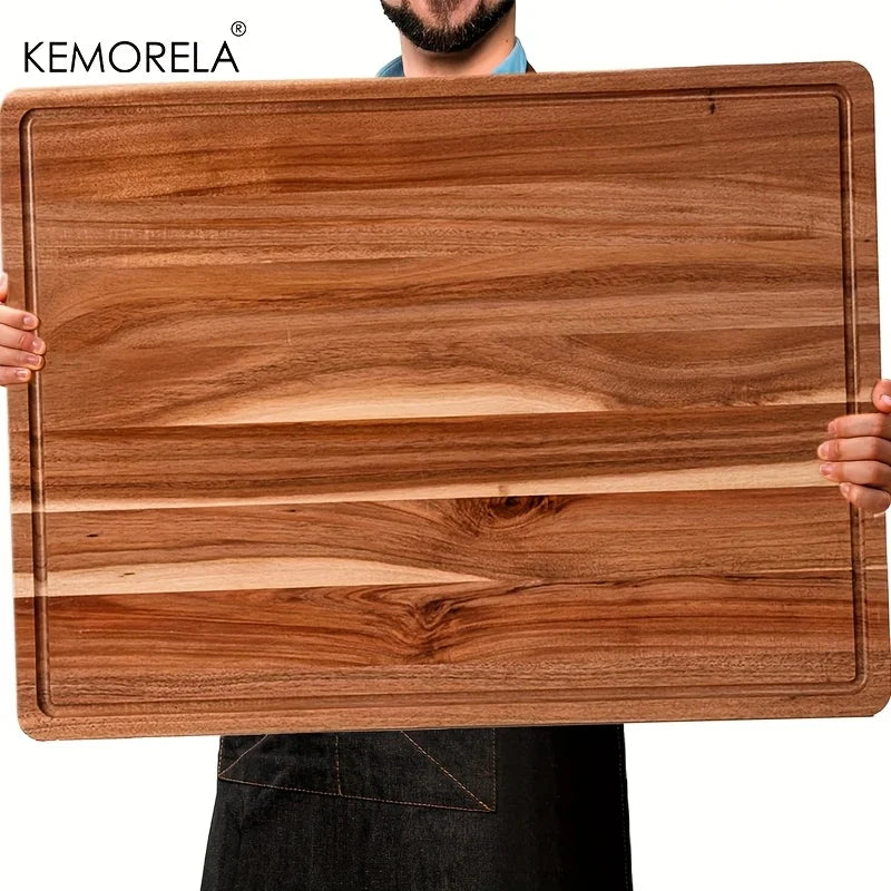 KEMORELA Acacia Cutting Board XXL – Serving & Food Prep Tray