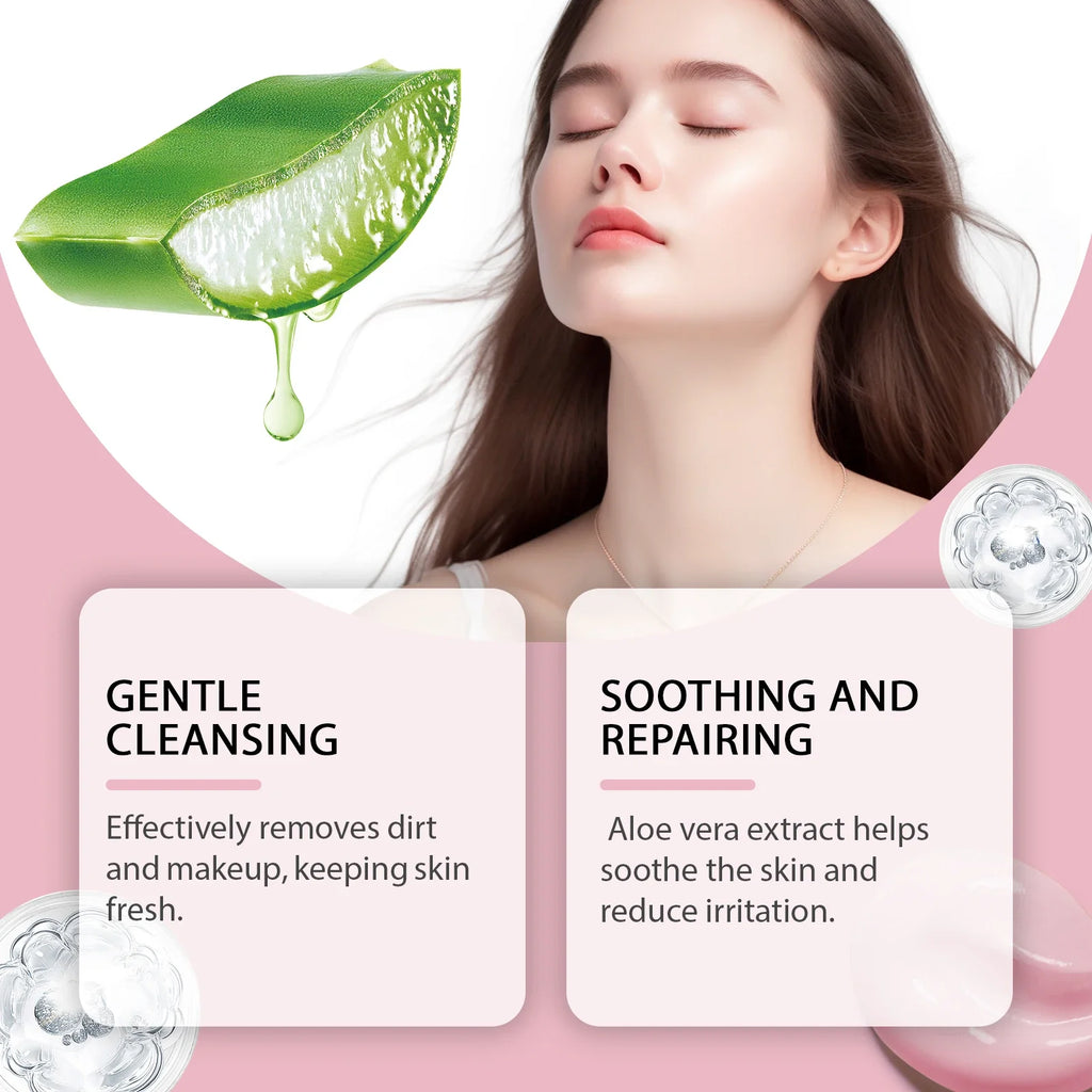 Aloe Vera Soothing Cleansing Cream – Gentle Face Wash 100g