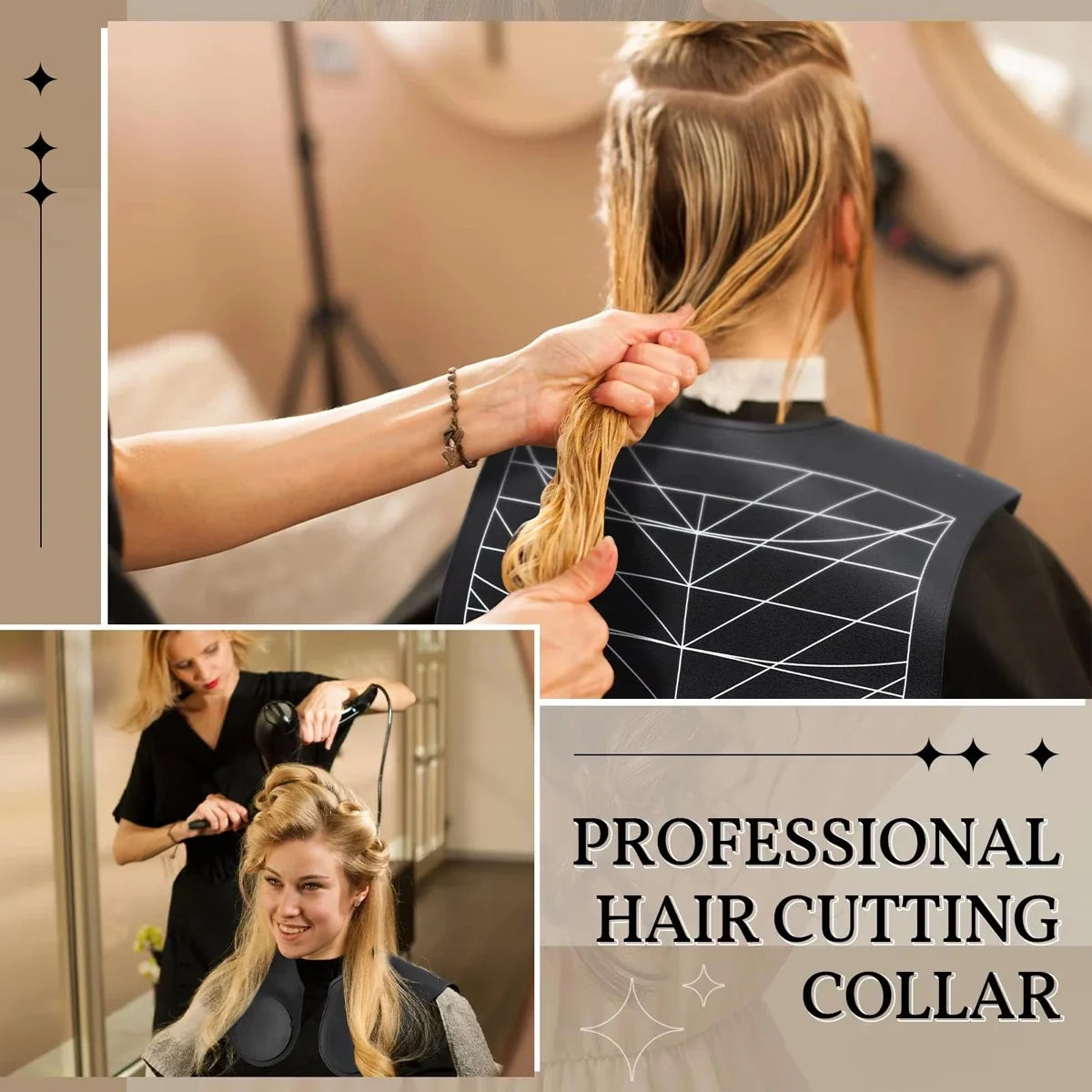 Waterproof Barber Hair Cutting & Coloring Cape | Salon Cloak
