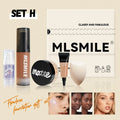 MLSMILE Makeup Set – Primer, Foundation, Concealer & Powder