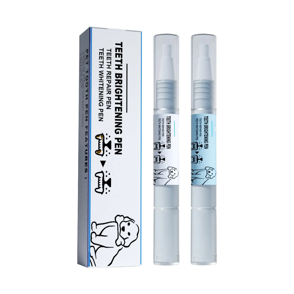 Pet Teeth Cleaning Pen – Tartar & Stain Remover for Dogs & Cats