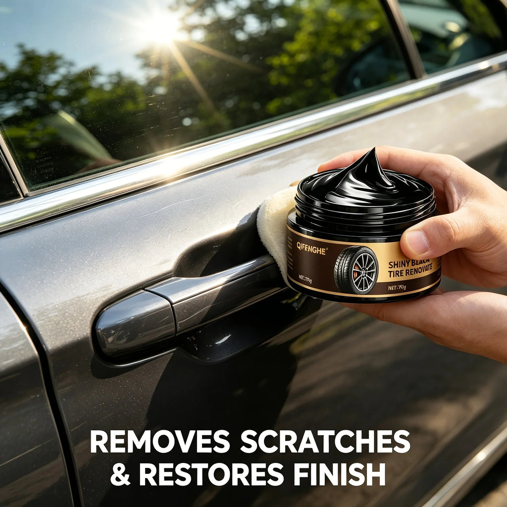 Tire Shine Paste 70g | UV Protection & Anti-Aging Tire Wax