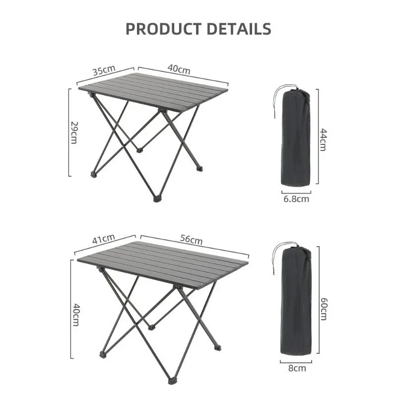 Aluminum Folding Camping Table – Lightweight Portable Outdoor