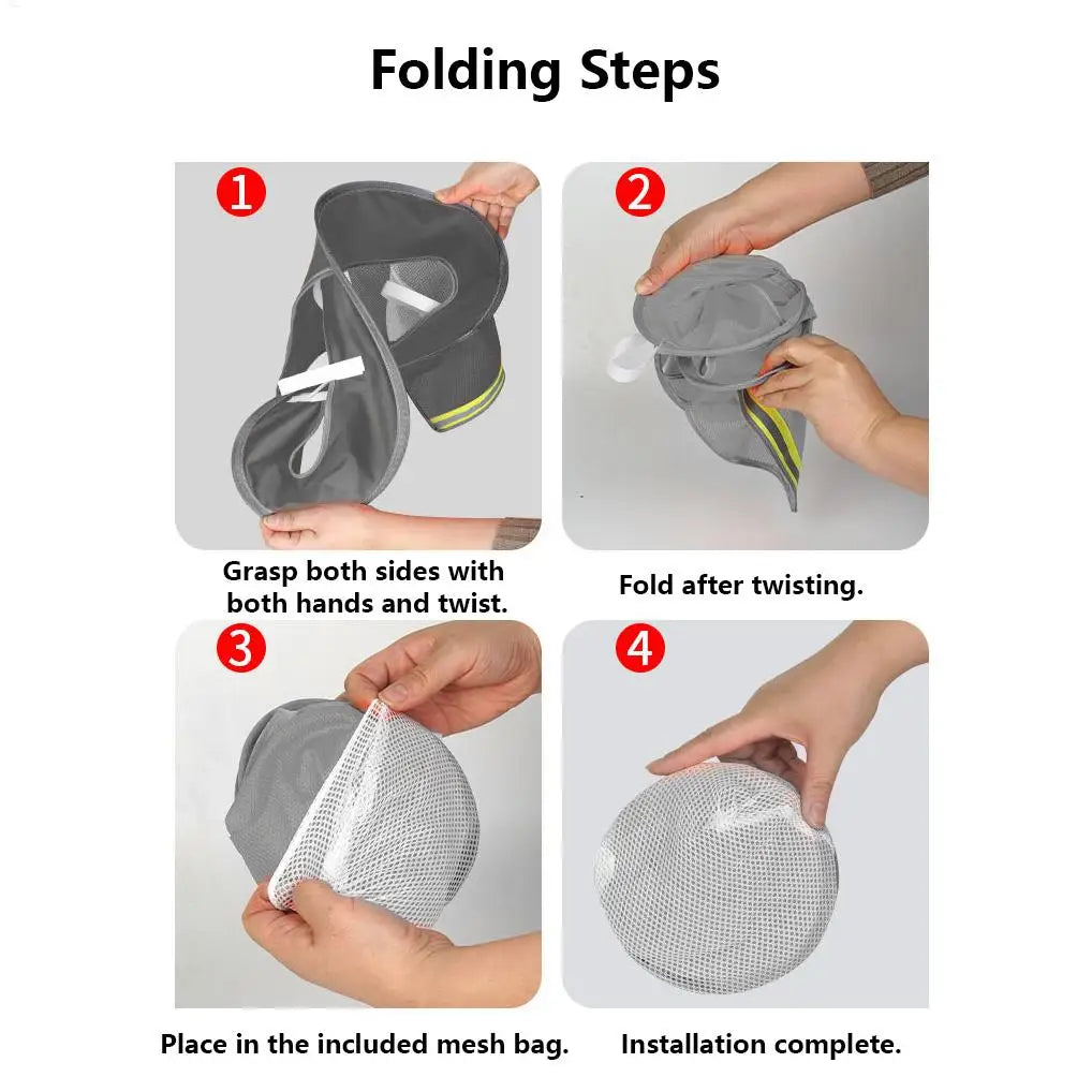 Hard Hat Sun Shade Visor – Breathable, Cooling & Reflective