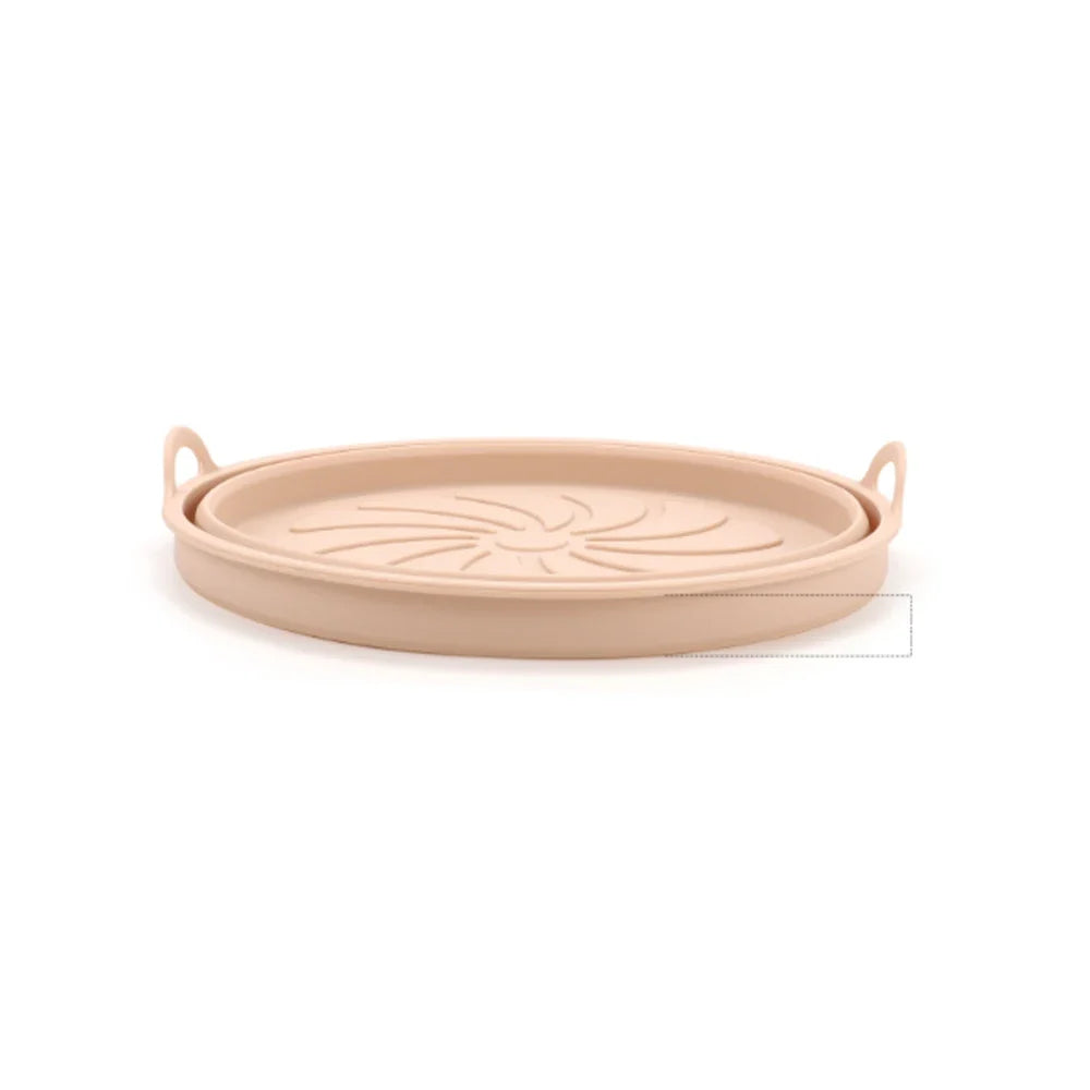 Silicone Air Fryer Basket Liner – Reusable BPA-Free Pan Insert