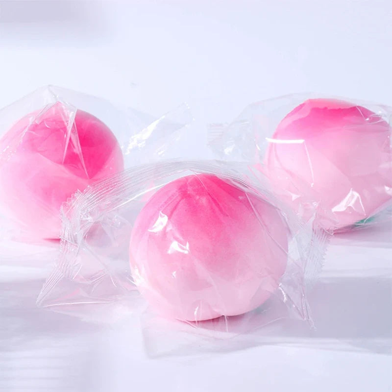 Peach Slow Rising Squeeze Toy – Silicone Sensory Fidget