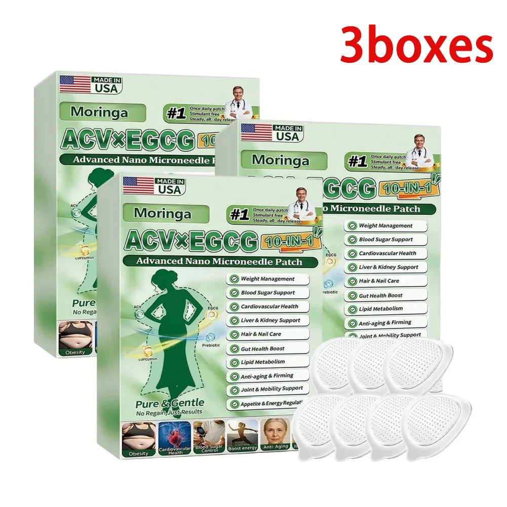 Moringa Nanos Microneedles Painless Men Women Non-invasive