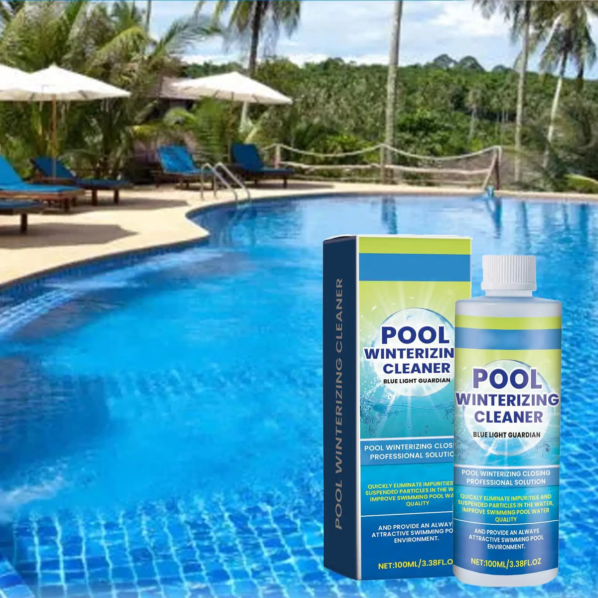 Pool Water Clarifier 100ml – Flocculant for Pools & Hot Tubs