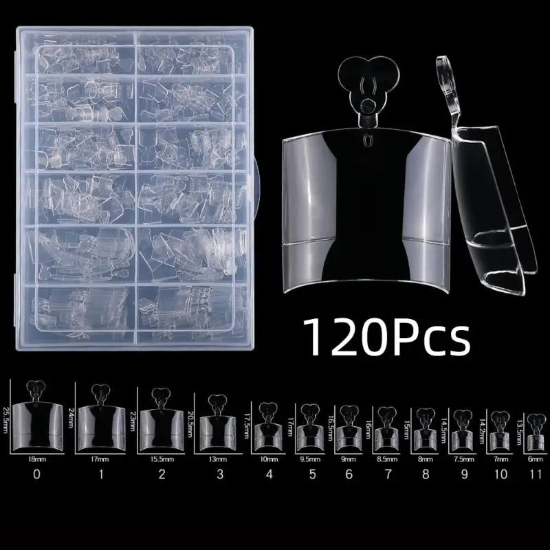 120/240pcs Square Press On Toenails – Fake Toe Nail Tips DIY